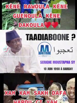 A post by @sy_gueye_forestier on TikTok caption: khawma ko yèmoul mais mane mome bokkou maci.Sy Yalna Yalla di khèbe di dolli di khèbe di dolli ci barké sa Goorgui MAME CHEIKH ALMAKTOUM