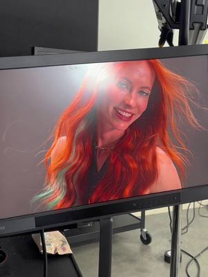 A post by @georgeeblancoo on TikTok caption: ⁣ ⁣ FIERCE & FIERY 🔥⁣ ⁣ My model is a redhead that loves being RED.⁣ My objective for her was to take her look and turn the volume up to 100.⁣ We did a full teased balayage, utilizing Pravana pure light power Lightener, and zero lift developer. We only need to shift her highlights a smidge to give us dimension and the perfect base to overlay our color.⁣ ⁣ @Pravana’s NEW Hydragloss Demi permanent hi shine colors are a great way to color and treat the hair AT THE SAME TIME in 20 minutes!⁣ ⁣ I custom formulated this rich and vibrant shade of copper did my model to give her that impact her hair needed and we were done!⁣ ⁣ I also custom colored some hair extensions and added a pop of VIVIDS to bring a little bit of a variation to her look and truly transform her entire VIBE. ⁣ I’m truly blown away by HYDRAGLOSS and I hope you all love this transformation as much as I loved doing it ♥️⁣ ⁣ 𝗣𝗦..⁣ I felt like I got to create my own little mermaid y’all ♥️🧜🏻‍♀️⁣ ⁣ #hydragloss #pravanahydragloss #pravana #pravanahaircolor #pravanasponsored #pravanaartisticeducator #shinyhair #highshine #beforeandafter #pravanaglobalartisticmentor #demi #demipermanentcolor #elpaso #elpasotx #elpasostylist #georgeblanco #getthelook #copper #copperhair #redcopper #copperredhair #culvercity #redcopperhair #littlemermaid #mermaidred #fierycopper #brightcopper #materialgirl #california #henkel