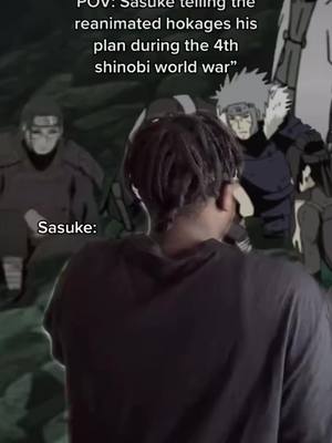 A post by @kawaiiisan1 on TikTok caption: He fr wasn’t having it💀 #repost #foryou #anime #weeb #naruto #uchiha #sasuke #tobirama 