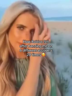 A post by @yavrubero0 on TikTok caption: im innocent #roblox #emmaroberts #robloxstopbanningme