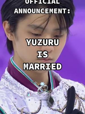 A post by @yuzuruoi on TikTok caption: YUZURU HANYU MARRIED 💍 Omg 🥹🎉 #figureskating #figureskater #yuzuruhanyu #羽生結弦 #yuzuruhanyuedit 