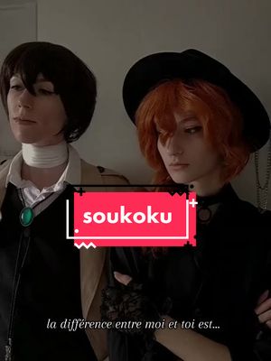 A post by @evarwen on TikTok caption: He tells the truth... #bsdfandom #dazaicosplay #chuuyacosplay #chuuyanakahara #dazaiosamu #soukoku #skk #bungoustraydogs 