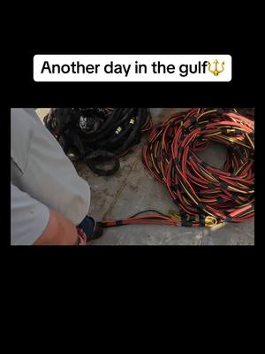 A post by @reid__vibes on TikTok caption: Midwater standoffs and some flange ups? Cake. #diving #fyp #deepsea #bluecollar #fortheboys #shark #oil #bluecollerlife 