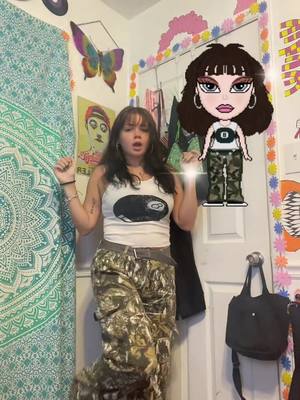 A post by @hooliet13 on TikTok caption: the fact that i just made this shirt n it was an option… i luv her #bratz 