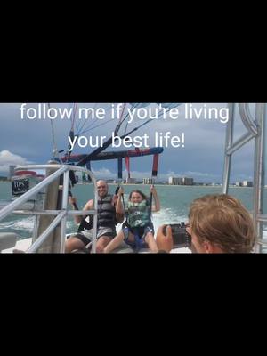 A post by @vincestuart on TikTok caption: #followback #livingmybest #parasailing #myrtlebeach