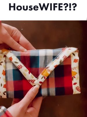 A post by @welldressedhistorian on TikTok caption: Easy diy for cozy autumn vibes! 🍁🐓❤️ #autumnvibes #diyproject #sewingbags #sewingessentials #diyprojects #historicalsewing #housewifelife #hussif 