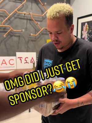 A post by @itsperrz on TikTok caption: 🔥😂OMG DID I JUSY GET SPONSORED😂🔥😊 @HiitHausRipple Music Partner @Smilezpee @Nesquik #fyp #funnyvideos #soongebob #nickelodeon #likeaboss #spongebobmemes #kidscomedy #nesquikpartner #nesquik 