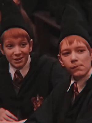 A post by @husker.edits on TikTok caption: #fredweasley #weasleytwins #georgeweasley