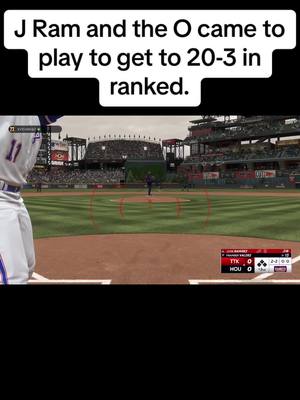 A post by @drewdarr on TikTok caption: First ranked game in a month went really well 😂 #MLB #mlbbtiktok #mlbtheshow23 #fy #mlbtheshow #joseramirez