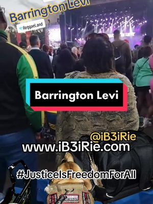 A post by @reggaerising on TikTok caption: #ReggaeRising attended a festival, this is a highlight from some of the live footage of the day.  @Professor Quill🪶 M3dia 🦅 iB3 capturing Barrington Levi Live on stage at Reggae Land on Jamaican IndependenC3 Day 2023Dom.  www.iB3iRie.com #JusticeIsFreedomForAll  #FreedomIsJusticeForAll  #iB3iRie #iB3iRieon #iB3iRieana #Reggae #ReggaeLegend #ReggaeLand #Rasta #Singing #Artist #JamaicanIndependence #JamaicanIndependenceDay #JA #MK #MiltonKeynes #Birmingham #London #England #LDN #WestMidlands  #Festival #Stage #Artist #Legend #Singer #ReggaeLovers #ReggaeCommunity #ServiceDog #SkylaBossicle 