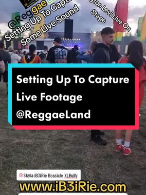 A post by @reggaerising on TikTok caption: @Professor Quill🪶 M3dia 🦅 iB3 Setting up to capture sOM3 sounds & footage of Love performances from Reggae Legends @Reggae Land www.iB3iRie.com  #JusticeIsFreedomForAll #FreedomIsJusticeForAll #iB3iRie #iB3iRieon #iB3iRieana  #ReggaeLand #Reggae #ReggaeFestival #ReggaeFestival2023 #ReggaeLover #ReggaeCommunity #ReggaeRising #Zoom #SoundEngineer #LocationRecording