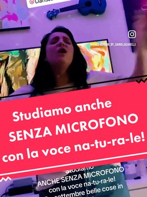 A post by @daniela_carelli on TikTok caption: 💠Nuovo progetto con Clarissa. 💎 Studiamo Diamonds di #Rihanna ANCHE SENZA MICROFONO con la voce na-tu-ra-le!  E a settembre belle cose in arrivo! #staytuned ‼️#foryou #perte #diamondsrihanna #lezionidicanto #studiarecanto #cantare #voicemotion_by_danielacarelli