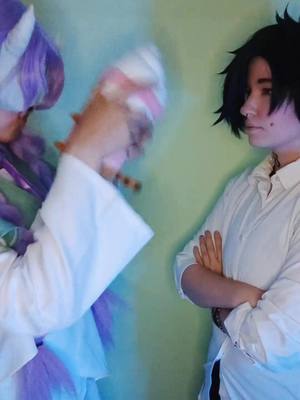 A post by @jimmy_cosplay on TikTok caption: Some quality content.. xd ✨ #thepromisedneverlandcosplay #thepromisedneverland #mujika81194 #mujikatpncosplay #mujikathepromisedneverland #mujikatpn #mujikacosplay #mujika #tpnforever #tpnray #tpncosplay #tpn #raytpn🛐 #raytpncosplay #raytpn #ray 