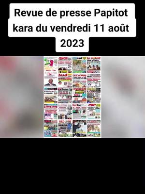 A post by @papitotkarao on TikTok caption: La revue de presse 