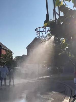 A post by @splashballbasketball on TikTok caption: It’s Getting Hot 🥵and we know just how to keep you cool 💦🏀 #splashballbasketball #splash #splashball #Summer #weekendvibes #basketball #splashbro #basketballtiktok #waterplay #wetlikewater #cool #staycool #beattheheat🔥 #viral #trending #foryou #foryoupage #fpyシ #nelly #hotinhere #sale #shopify 