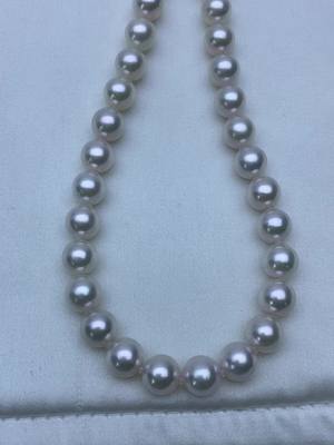 A post by @bryanyuanyuan on TikTok caption: Akoya full pearl necklace