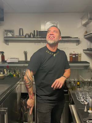 A post by @christian_delpech on TikTok caption: Labels out!!! Working it! #bartending #bartender #style #cool #skills #rawfootage #bar 