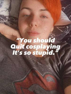 A post by @ravyn_wood on TikTok caption: #CapCut i love cosplay i may not do as much anymore but i still love it #blackheartsclan #androgynous #genderfluid #cosplayer #havingfun