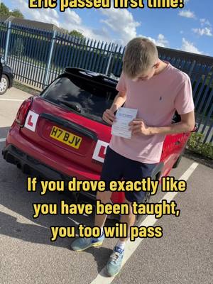 A post by @drivinglessontips on TikTok caption: Celebrations all round! @Eric North #drivingtest #foryou #fyp #drivinginstructor #drivinglessontips 