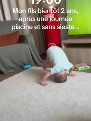 A post by @j.ulietrt on TikTok caption: Vos bebes aussi sont jamais fatigués ?! 🤦🏻‍♀️😂😂😂😂 #bebe #pourtoi 