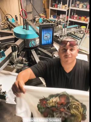 A post by @threadedmerch on TikTok caption: We  Love ❤️ slinging  that ink! Check out these Rad Threads We Designed & Printed up to kick off this week! multi-color prints, super detailed, using waterbased 💦 inks on super soft Bella Canvas 3001 Ring Spun Cotton T-Shirts! 👕 These colors pop!  Methods Used: ▶️ Screen Printing 🎨 - 5 color Water based Inks . ▶️ Inside Tagless Labels 🏷(Private Labeling). ▶️ Custom “Damask” Woven Label 🏷 Sewn On to the from left bottom of shirt hem. ▶️ Garments are soft ringspun cotton 👕. ▶️ All garments are individually folded, polybagged and packed. 📦  ——————— Don’t have any graphics ready?  We can create you an awesome custom design and build your brand turn key, 🔑 with our inhouse award 🥇 wining design studio!✏️. Get your threads printed on: ⏺ super soft soft quality blanks, Soft Ringspun Cotton, Airlume Cotton, Tri-Blends, Cotton/Poly Blends, in the most fashionable styles and cuts.👚 👕  ⏺ WE OFFER tagless inside labels woth your brand! 🏷 🏷 🏷  ⏺ Individually folded w/clear polybag packaging ready for distribution. 👕  ⏺ Specialty Screen Printing - Soft Hand Plastisol - Waterbased - Discharge - Metallic - Glow In the dark - Foils - Puffs - High Density - Halftones 🎨  ⏺ Direct To Garment Printing. 🖨  ⏺ Hybrid DTG Printing (Discharge Screen Printing Underbase with DTG Over Print ) ⏺ Free UPS Ground Shipping 📦 within USA 🇺🇸  ⏺ Garment Brands Featuring: Next Level, Bella Canvas, Alstyle, Tee Style, Port Authority, Cotton Herritage, Gildan, AE, Independent Trading Co., Augusta, and many more!  . . Let’s get it! . Contact us to get started! . 🖥Visit: https:www.threadedmerch.com” . 📱Call: 1-844-MY-MERCH 📱1-844-696-3724 📩Email: sales @ threadedmerch . com 🏢Located: 38462 Sierra HWY Palmdale CA 93550. . . . . . . . . . #tshirt #design #streetwear #drawing #fashion #printshoplife #tshirts #design #printmaking #handmade #printing #print #artist #losangelesbusiness #screenprinted #clothingbrand #screenprintlife #apparel #lancaster #printlife #ink #garmentprinting #clothingline  #screenprinter #illustration #screenprint #silkscreen #succabus #workhorseproducts #SmallBusiness #clothing #palmdale #printahop #localprintshop #threadedmerch #merch