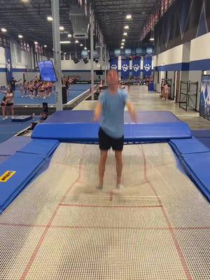 A post by @johndavenport_ on TikTok caption: PLAYING ADD ON WITH T-CATS#cheerathletics #foryou #fyp #viral #TUMBLING 