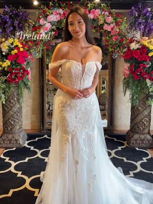 A post by @lilliansbridal on TikTok caption: Replying to @The Dress Theory #whichweddingdresswouldyouchoose #bridetobe #weddingdresses #cottagecore #cottagecoreweddingdress 