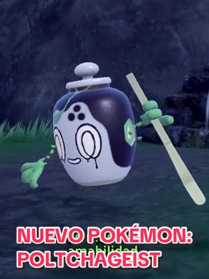 A post by @nerdinc.gaming on TikTok caption: ¿Que les ha parecido #Poltchageist?  #Pokemon #PokemonScarletViolet #PokemonFantasma #Parati