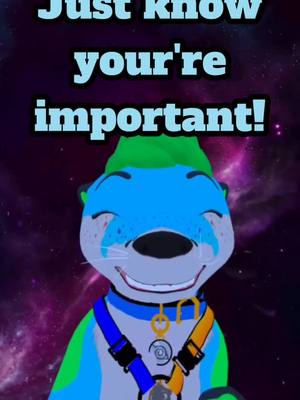 A post by @faze_folfsky on TikTok caption: You're important and you matter!💕 #Furry #furry #furryfandom #furryvrchat #FurryVR #furrytiktok #VRChat #vrchatfurries #viral #fyp #foryou #foryoupage #fypシ 