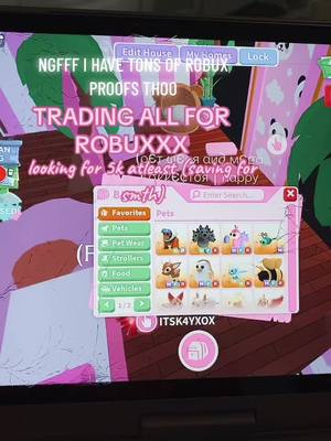 A post by @ on TikTok caption: pleaseee comment im saving for headlesss #roblox #adoptme #robux #tiktok #adoptme #megas #pets #fyp #blowthisup #makemeviral 