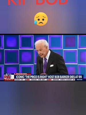 A post by @pinkcheckers2020 on TikTok caption: Bob Barker dies, 99 years old #bobbarker #gameshow #host #rip #ladiesman #gameshowhost #fyp #celebrity #priceisright 