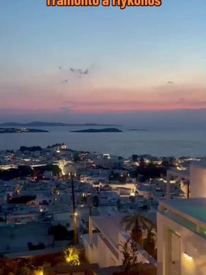 A post by @perlaoceanica on TikTok caption: #triptravel #tramonto #colorideltramonto #Mykonos #Grecia