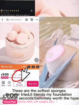 A post by @tiffanyspender8 on TikTok caption: #foryou #fyp #TikTokShop #beauty #sponges #cococosmeticsbychloe 