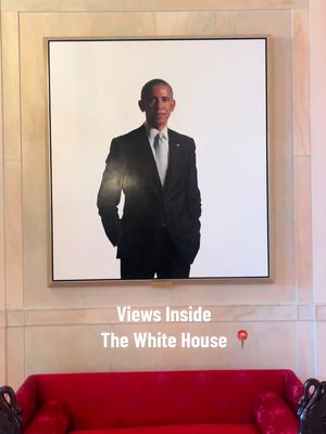 A post by @tykeracarter on TikTok caption: Views from inside The White House 📍 #whitehouse #washingtondc #keegoing #barackobama