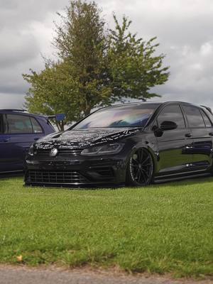 A post by @black.golf.r on TikTok caption: Making memories, not a show car #vwgolf #golfr 