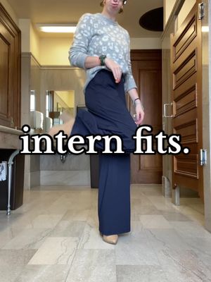 A post by @katmariefrancis on TikTok caption: i’m an intern! heres what i wore to the office during the spring semester. (yall can thank @ALLI for telling me to post the fits somehere)