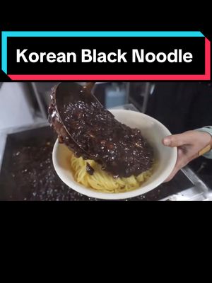 A post by @_street__foods_ on TikTok caption: Korean Black Noodle - jjajangmyeon, korean Street Food #delicious #ASMR #satisfying #viral #fypシ゚viral #tiktokfood #fyp #foodasmr #yummyfood #food #foodtiktok #Foodie #streetfood #korean #Recipe #cooking 