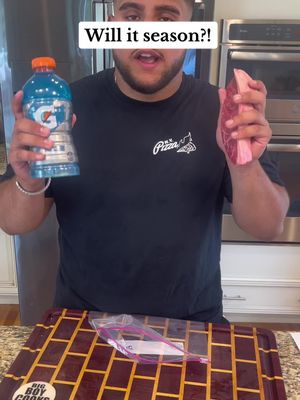 A post by @bigboycooks on TikTok caption: Will it season?! Click the link in the bio for more information!! #bigboycooks #foodtiktok #fyp #bigboy #foodreview #steak #willitseason?? #mbx #mukbang #foodblogger #gatorade #coolblue #steaktiktok 