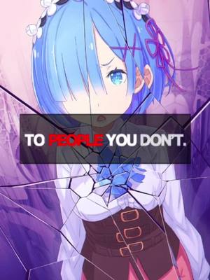 A post by @animeversusbattles42 on TikTok caption: Follow for more ➕ #animeversusbattles42 #animetiktok #anitok #animetok #anime #peak #rezero #rem #subaru 