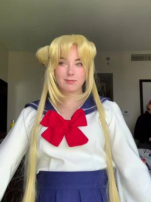 A post by @bitty_bee_ on TikTok caption: Did not take make videos at #Matsuricon2023 whoops! #usagitsukino #matsuricon #sailormoon #usagitsukinocosplay