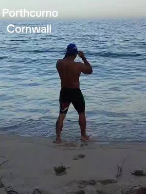 A post by @abbasdhanji on TikTok caption: Porthcurno beach Cornwall went for a swim 🏊‍♂️ four an hr or so .. lovely weather n water temperature.. on my holiday with my family