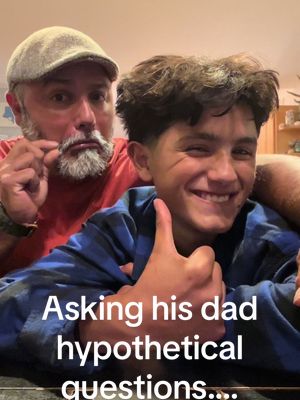 A post by @tracyandsquad85 on TikTok caption: Lets see what he says when his only daughtet asks him the same questions....#fypシ #fyp #hypotheticalquestions 