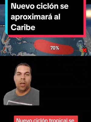 A post by @jorgefelixmet on TikTok caption: Nuevo ciclón tropical se aproximara al #caribe pudiera incluso llegar a ser un #huracan #temporadaciclonica2023 @Labmet 