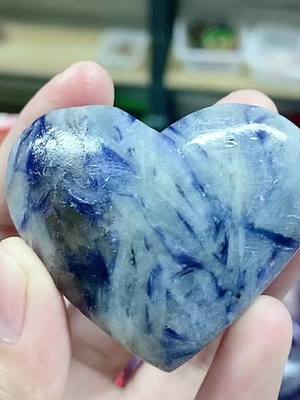 A post by @marycrystals00 on TikTok caption: Lepidolite with aquamarine heart #crystalshop #crystalhealing #crystalshop #crystals #crystaltok🔮 #crystaltiktok