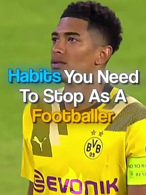 A post by @theproformula on TikTok caption: Habits You Need To Stop As A Footballer 🚫🙅‍♂️ We're glad to see that you are actually committed and willing to dedicate your life to becoming a professional. 👍 Here are 10 bad habits you should eliminate from your life: 1) Prioritizing your sleep and having a consistent sleep schedule. 2) Eating processed foods. 3) Training like a "bodybuilder" in the gym and not as a "footballer". 4) Train every single day without planning out your training sessions. 5) Not drinking enough water (aim for 2-3 liters a day). 6) Stop training your weak foot, stop putting it off because if you do, it'll just grow into more and more of a weakness. 7) Spending too much time scrolling on social media. 8) You just train to train. There are no goals, priorities, or structure to your whole training regimen. 9) Giving a single f*ck about things out of your control frees you up to take chances, make unpopular choices, and overall give you an edge. 10) Criticizing your teammates In the negative sense, constructive criticism is different, but yelling at someone who lost a ball is pointless because it will only hurt the player's confidence, which will just hurt the team. If you learned or got anything out of this reply with "⚽" Have a wonderful day! - - - If you are serious about and are willing to make sacrifices for your own Football Performance, Check out the rest of our videos on our page @theproformula #soccertips #footballtipsdaily #soccertrainingdrills #soccerlifestyle #soccerdiet #footballer⚽️ #footballtrainingdrills #soccerpractice⚽️ #collegesoccer #disciplineyourself #soccertalent #injured #messi #footpain #training #bodyweightworkout #profootball #footballmotivation #acltear #plyometricstraining #fascia #talent #football #soccer #mbappe #mbappé #mbappe7 #theproformula