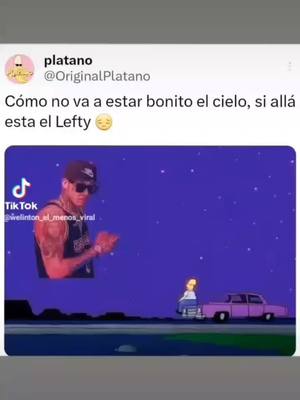 A post by @dani.sad.ff on TikTok caption: #LEFTYSM #justuciaparaleftysm #viral #D.E.P. #foryou     COMO QUE ESTA MAS BONITO EL CIELO 🥹🥺☹️😖😣😩 LEFTY SM