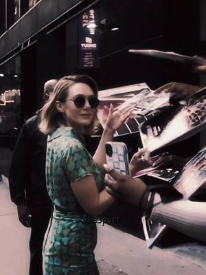 A post by @shespoet on TikTok caption: “Baby im yours…” #elizabetholsen #lizzieolsen #lizzieolsensupremacy #shespoet #fyp #edit