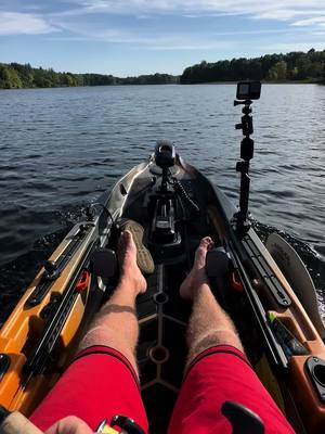 A post by @theoutdoorconquest on TikTok caption: Auto Pilot set on cruise control #oldtownkayaks #autopilot #fishing #kayakfishingaddicts #kayakbassfishing #kayakangler #kayakanglernation #Home #largemouth #kayakbassin