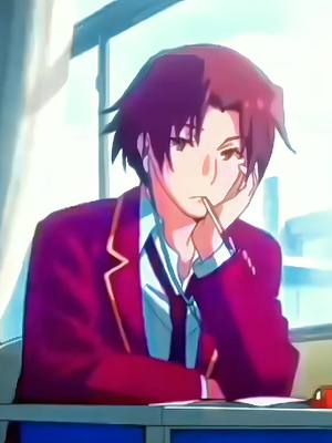 A post by @izzi066 on TikTok caption: #senzusquad #fyp #anime #cote #classroomoftheelite #ayanokouji #youkosojitsuryokushijou