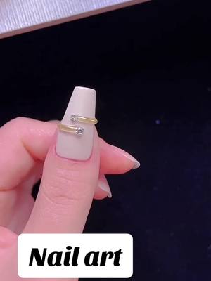 A post by @nailart8708 on TikTok caption: #nails #nailsart #bling #nails💅 #nailgems #foryou #nail #nailsartvideos 